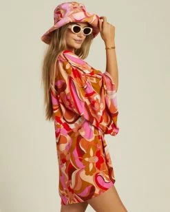 Billabong Loveland 2 Kimono Beach Cover Up MULTI 1 (mul1) 11 Billabong Loveland 2 Kimono Beach Cover Up MULTI 1 (mul1) -billabong shop abjx600163 billabongw mul1 sd1 1
