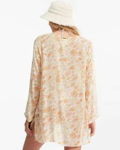 Billabong Blue Skies Gauze Beach Cover-Up WHITE/MULTI (wmu) 8 Billabong Blue Skies Gauze Beach Cover-Up WHITE/MULTI (wmu) -billabong shop abjx600164 billabongw wmu bck1