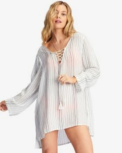 Billabong Blue Skies Mini Beach Cover-Up OFF BLACK (ofb)