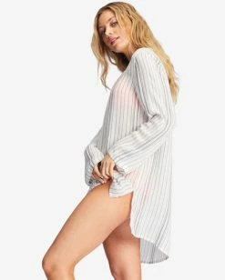 Billabong Blue Skies Mini Beach Cover-Up OFF BLACK (ofb) -billabong shop abjx600168 billabongw ofb sd1 3