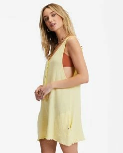 Billabong Fade Away Button-Up Knit Romper PINA COLADA (pca) 10 Billabong Fade Away Button-Up Knit Romper PINA COLADA (pca) -billabong shop abjx600175 billabongw pca sd1 1