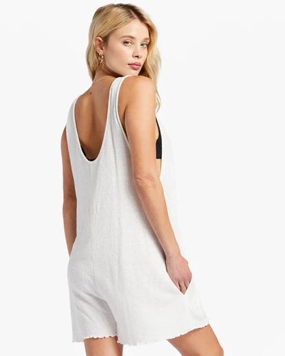 Billabong Fade Away Button-Up Knit Romper SALT CRYSTAL (scs) 6 Billabong Fade Away Button-Up Knit Romper SALT CRYSTAL (scs) - Image 6