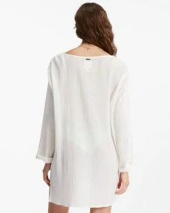 Billabong Blue Skies Mini Beach Cover-Up SALT CRYSTAL (scs) -billabong shop abjx600183 billabongw scs bck1