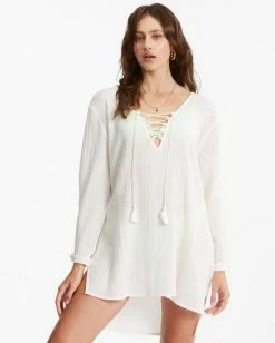 Billabong Blue Skies Mini Beach Cover-Up SALT CRYSTAL (scs) -billabong shop abjx600183 billabongw scs frt1 1