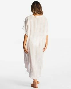 Billabong Found Love Midi Beach Cover-Up BRICK (brk) -billabong shop abjx600188 billabongw brk bck1