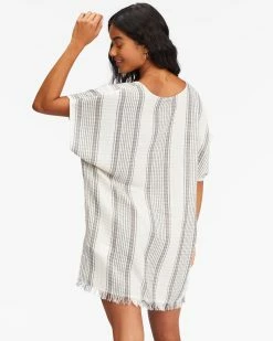 Billabong Walk Away Beach Cover-Up SALT CRYSTAL (scs) -billabong shop abjx600193 billabongw scs bck1