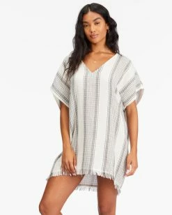 Billabong Walk Away Beach Cover-Up SALT CRYSTAL (scs) -billabong shop abjx600193 billabongw scs frt1 1