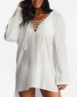 Billabong Blue Skies Swim Cover Up SALT CRYSTAL (scs) 9 Billabong Blue Skies Swim Cover Up SALT CRYSTAL (scs) -billabong shop abjx600204 billabongw scs dtl1