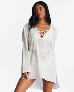 Billabong Blue Skies Swim Cover Up SALT CRYSTAL (scs)