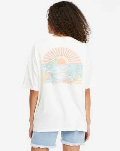 Billabong Island Life Boyfriend T-Shirt SALT CRYSTAL (scs) -billabong shop abjzt00425 billabongw scs bck1