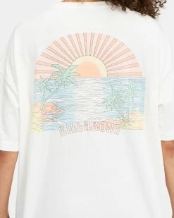 Billabong Island Life Boyfriend T-Shirt SALT CRYSTAL (scs) -billabong shop abjzt00425 billabongw scs dtl1