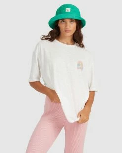 Billabong Island Life Boyfriend T-Shirt SALT CRYSTAL (scs) -billabong shop abjzt00425 billabongw scs frt2