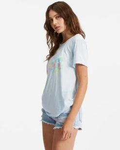 Billabong Coastal Dreamer Boyfriend T-Shirt MORNING SKY (bzp0) -billabong shop abjzt00537 billabongw bzp0 sd1 1