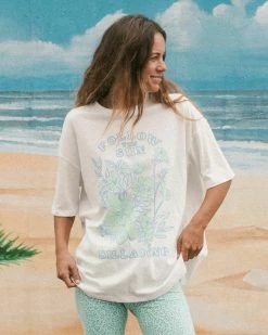 Billabong In The Garden Boyfriend T-Shirt SALT CRYSTAL (scs)