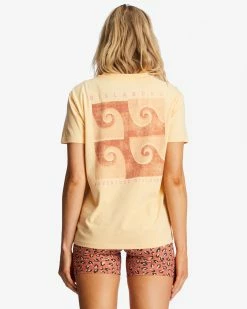 Billabong A/Div Tee Short Sleeve UPF 50 T-Shirt HONEY KISSED (nfh0) -billabong shop abjzt00620 billabongw nfh0 bck1 1