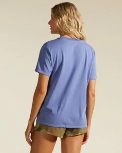Billabong A/Div Tee Short Sleeve UPF 50 T-Shirt BLUE MOUNTAIN (pmk0) -billabong shop abjzt00620 billabongw pmk0 bck1 2