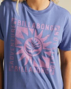 Billabong A/Div Tee Short Sleeve UPF 50 T-Shirt BLUE MOUNTAIN (pmk0) -billabong shop abjzt00620 billabongw pmk0 dtl1 2