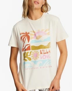 Billabong A/Div Tee Short Sleeve UPF 50 T-Shirt WHITE CAP (wcp) -billabong shop abjzt00620 billabongw wcp dtl1 1