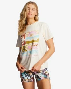 Billabong A/Div Tee Short Sleeve UPF 50 T-Shirt WHITE CAP (wcp)