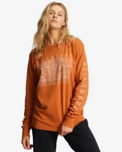 Billabong A/Div Long Sleeve T-Shirt ADOBE (ado) 10 Billabong A/Div Long Sleeve T-Shirt ADOBE (ado) -billabong shop abjzt00621 billabongw ado frt1 1