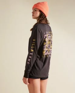 Billabong A/Div Long Sleeve T-Shirt OFF BLACK (ofb) -billabong shop abjzt00621 billabongw ofb bck1