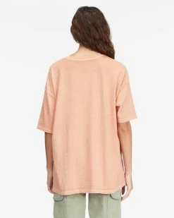 Billabong Land Of Milk And Honey Boyfriend T-Shirt STONE ROSE (sne) 9 Billabong Land Of Milk And Honey Boyfriend T-Shirt STONE ROSE (sne) -billabong shop abjzt00687 billabongw sne bck1