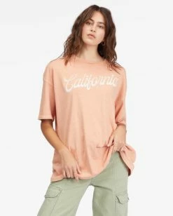 Billabong Land Of Milk And Honey Boyfriend T-Shirt STONE ROSE (sne) 11 Billabong Land Of Milk And Honey Boyfriend T-Shirt STONE ROSE (sne) -billabong shop abjzt00687 billabongw sne frt1 1