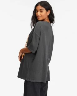 Billabong Super Natural Boyfriend T-Shirt OFF BLACK (ofb) 9 Billabong Super Natural Boyfriend T-Shirt OFF BLACK (ofb) -billabong shop abjzt00690 billabongw ofb bck1