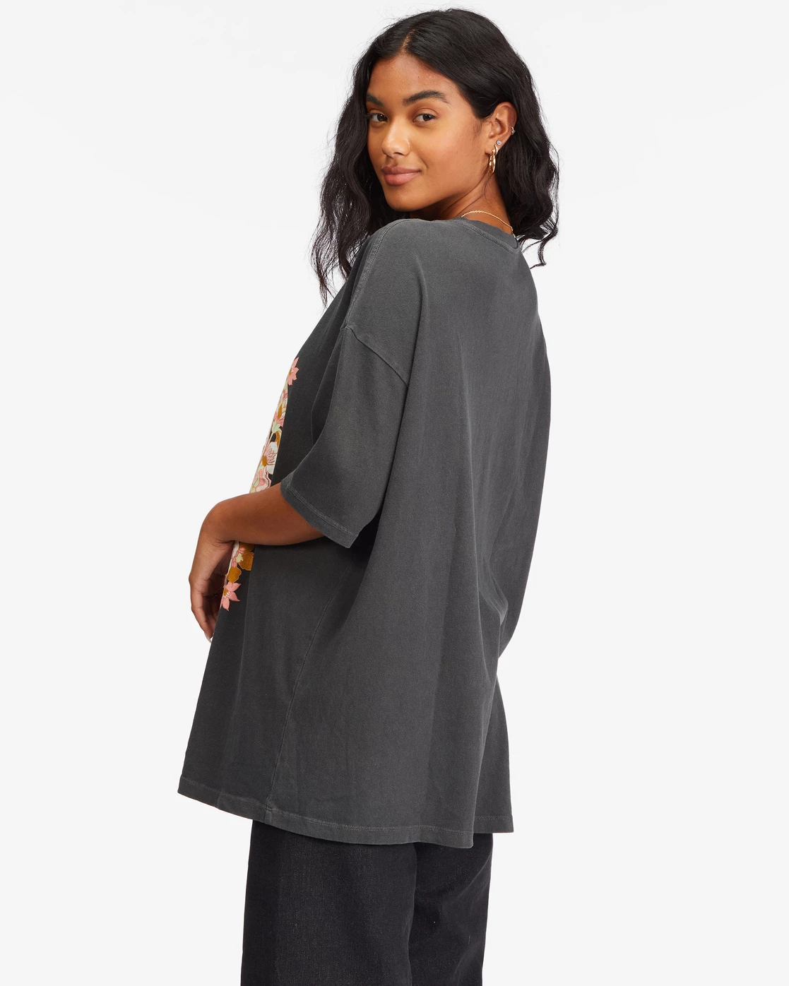 Billabong Super Natural Boyfriend T-Shirt OFF BLACK (ofb) 4 Billabong Super Natural Boyfriend T-Shirt OFF BLACK (ofb) - Image 4