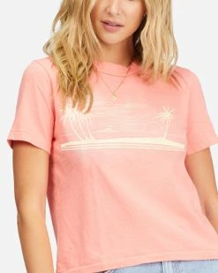 Billabong You're A Peach Vintage Cut T-Shirt LIFES A PEACH (mhg0) 9 Billabong You're A Peach Vintage Cut T-Shirt LIFES A PEACH (mhg0) -billabong shop abjzt00694 billabongw mhg0 dtl1