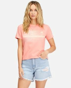 Billabong You're A Peach Vintage Cut T-Shirt LIFES A PEACH (mhg0) 10 Billabong You're A Peach Vintage Cut T-Shirt LIFES A PEACH (mhg0) -billabong shop abjzt00694 billabongw mhg0 frt1 1