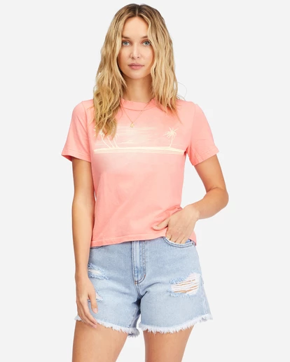 Billabong You're A Peach Vintage Cut T-Shirt LIFES A PEACH (mhg0) 5 Billabong You're A Peach Vintage Cut T-Shirt LIFES A PEACH (mhg0) - Image 5