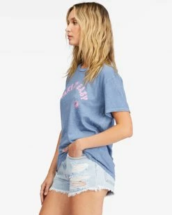 Billabong Take It Easy Boyfriend T-Shirt NEVER BLUE (bmp0) 10 Billabong Take It Easy Boyfriend T-Shirt NEVER BLUE (bmp0) -billabong shop abjzt00700 billabongw bmp0 sd1 1