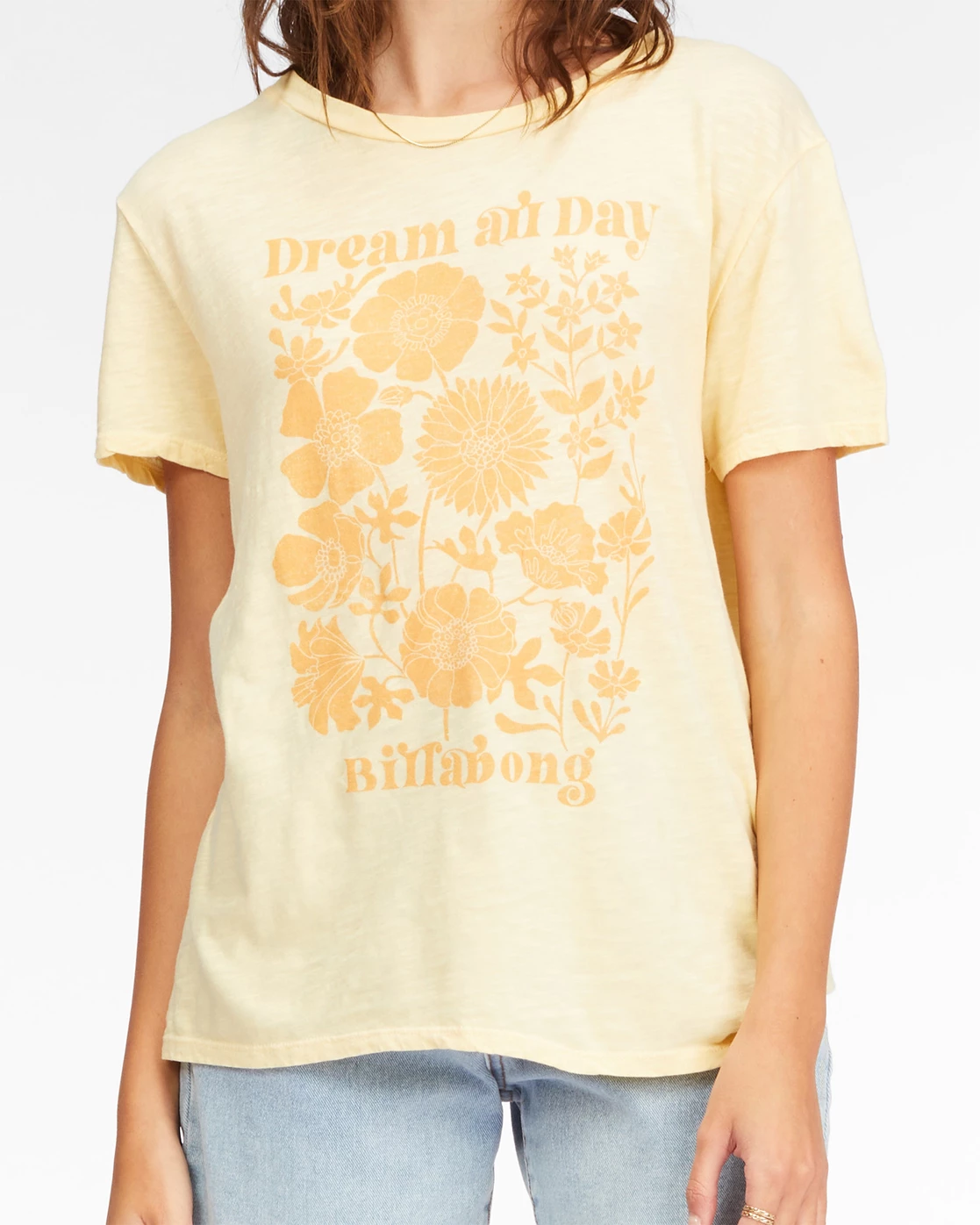 Billabong Dream All Day Boyfriend T-Shirt BUTTERMILK (yej0) 4 Billabong Dream All Day Boyfriend T-Shirt BUTTERMILK (yej0) - Image 4