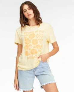 Billabong Dream All Day Boyfriend T-Shirt BUTTERMILK (yej0)