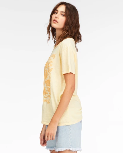 Billabong Dream All Day Boyfriend T-Shirt BUTTERMILK (yej0) 6 Billabong Dream All Day Boyfriend T-Shirt BUTTERMILK (yej0) - Image 6