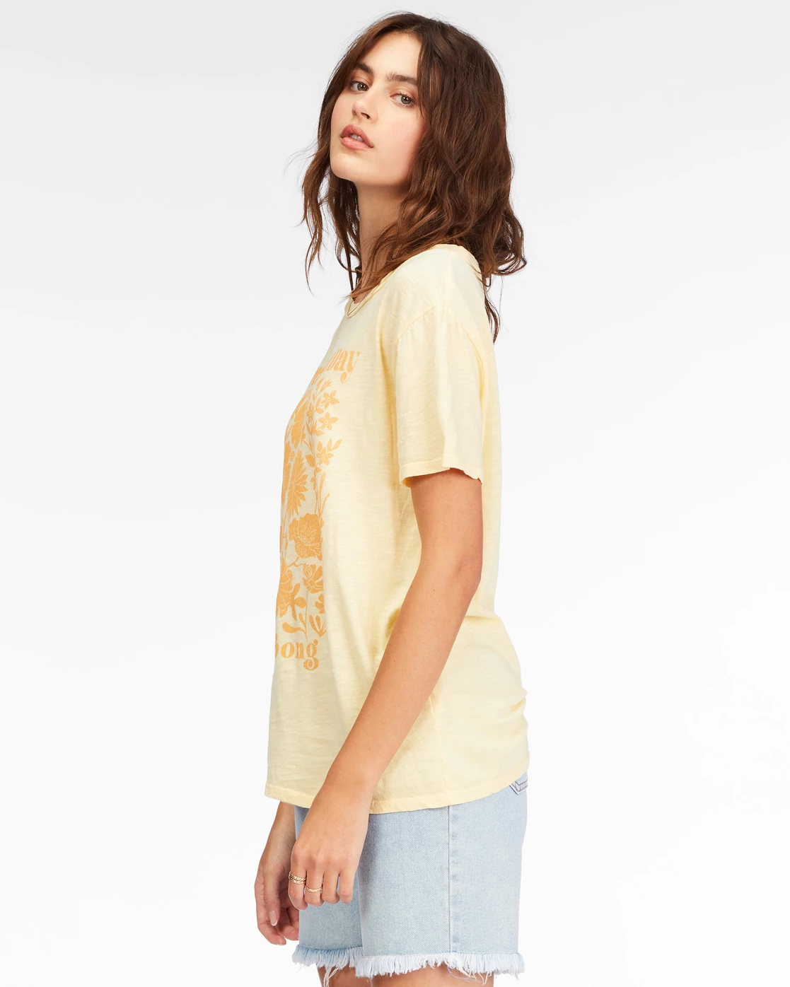Billabong Dream All Day Boyfriend T-Shirt BUTTERMILK (yej0) 2 Billabong Dream All Day Boyfriend T-Shirt BUTTERMILK (yej0) - Image 2