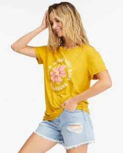 Billabong Warm Waves Lazy Days Boyfriend T-Shirt GOLDEN TOUCH (ylj0) 10 Billabong Warm Waves Lazy Days Boyfriend T-Shirt GOLDEN TOUCH (ylj0) -billabong shop abjzt00703 billabongw ylj0 sd1 1