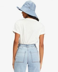 Billabong Made In The Shade Boyfriend T-Shirt SALT CRYSTAL (scs) -billabong shop abjzt00706 billabongw scs bck1 1