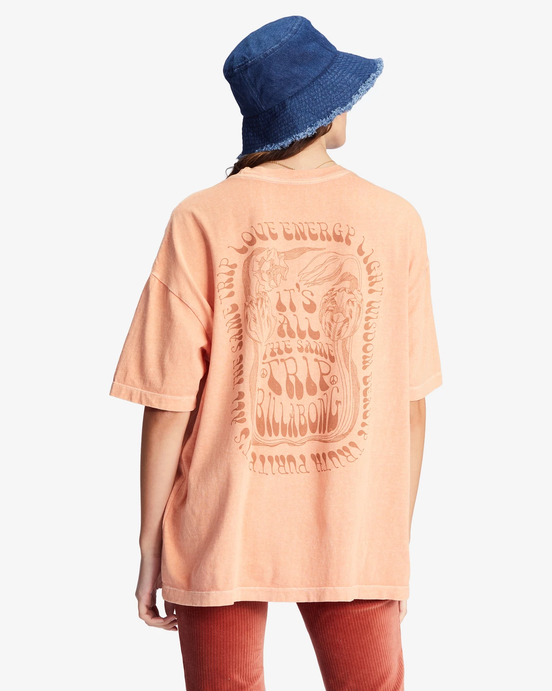 Billabong It's A Trip Oversized Graphic Boyfriend T-Shirt CANYON SUNSET (nhy0) 3 Billabong It's A Trip Oversized Graphic Boyfriend T-Shirt CANYON SUNSET (nhy0) - Image 3