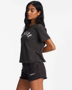 Billabong Sunrise To Sunset Graphic Rockers T-Shirt OFF BLACK (ofb) -billabong shop abjzt00962 billabongw ofb sd1 1