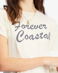 Billabong Coastal Dreams Graphic Rockers T-Shirt ANTIQUE WHITE (anw) -billabong shop abjzt00963 billabongw anw dtl1