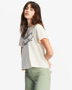Billabong Coastal Dreams Graphic Rockers T-Shirt ANTIQUE WHITE (anw) -billabong shop abjzt00963 billabongw anw sd1