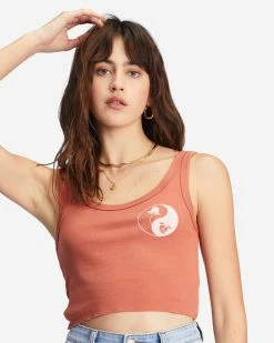 Billabong Make It Sacred Graphic Tank Top SWEET CHOCOLATE (cnn0) -billabong shop abjzt00966 billabongw cnn0 dtl1