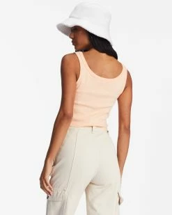 Billabong Feel It All Graphic Tank Top SOFT PEACH (mef0) -billabong shop abjzt00967 billabongw mef0 bck1