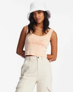 Billabong Feel It All Graphic Tank Top SOFT PEACH (mef0)
