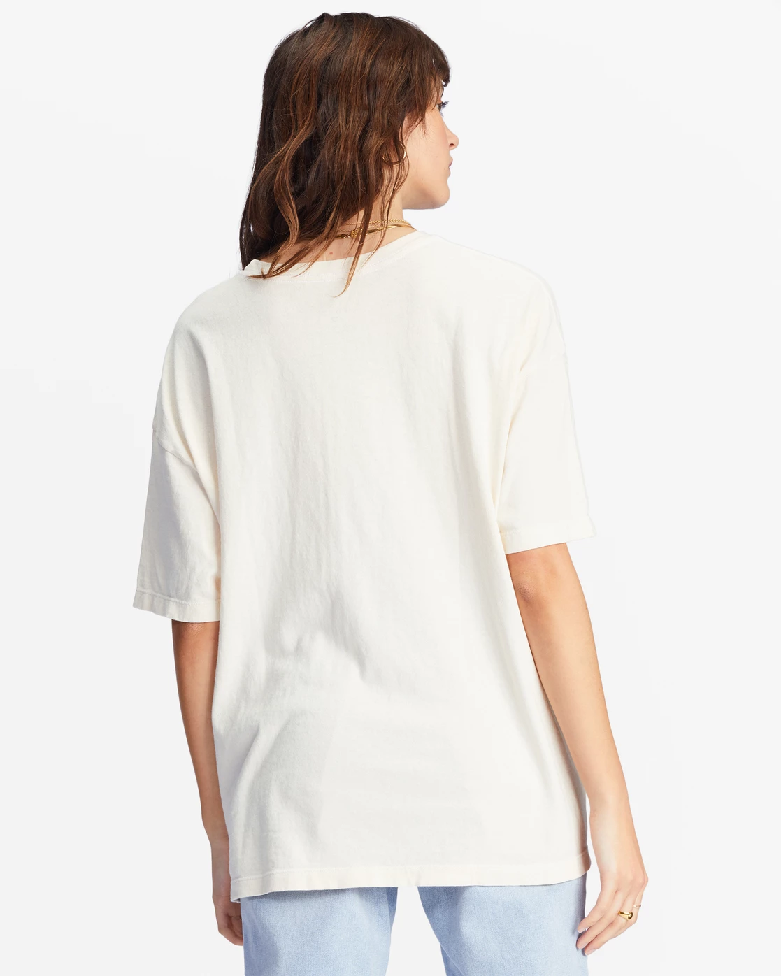 Billabong Golden Coast Oversized Graphic Boyfriend T-Shirt ANTIQUE WHITE (anw) 3 Billabong Golden Coast Oversized Graphic Boyfriend T-Shirt ANTIQUE WHITE (anw) - Image 3