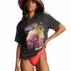 Billabong Meet Me In The Tropics Oversized T-Shirt OFF BLACK (ofb)
