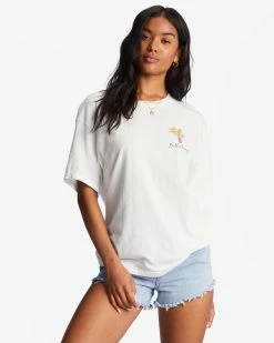 Billabong Of The Moon Oversized T-Shirt SALT CRYSTAL (scs)