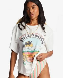 Billabong Beautiful Day T-Shirt SALT CRYSTAL (scs) -billabong shop abjzt01024 billabongw scs dtl1